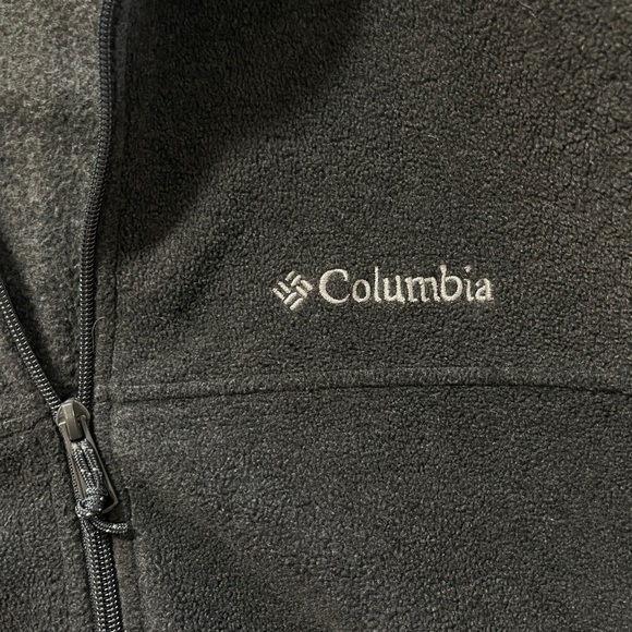 COLUMBIA Fleece Steens Mountain Full Zip Jacket Grey WM3220 Mens Large - Picture 5 of 11